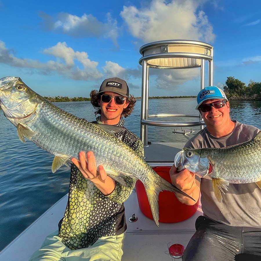 doubled up on tarpon