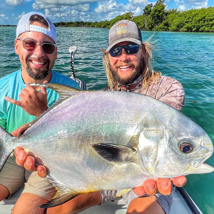 permit caught in the lower keys